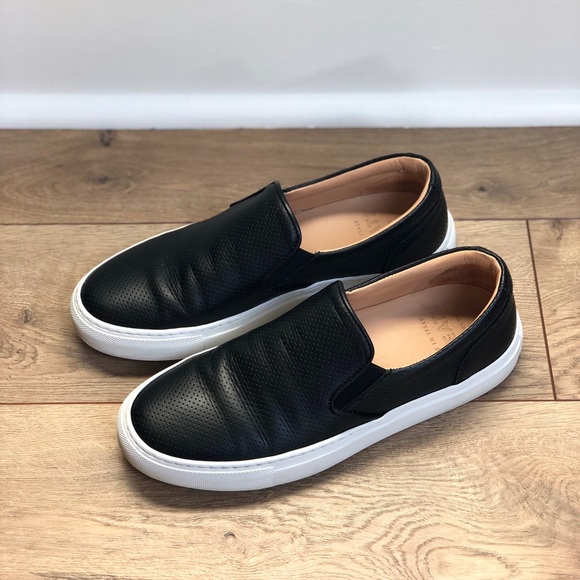 GREATS BROOKLYN WOOSTER WOMEN/'S WOOL//LEATHER CREAM SLIP-ON SNEAKERS SIZE 8.5